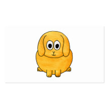 Cute Lop Rabbit. Business Card