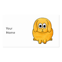 Cute Lop Rabbit. Business Card Templates