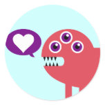 Cute Love Monster stickers