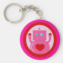 Cute Love Robot Keychains