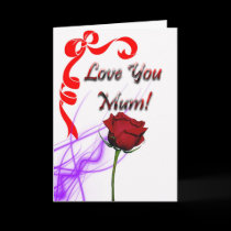 Cute Love You Mum Mothers Day Card