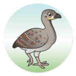 Cute Malleefowl Round Sticker