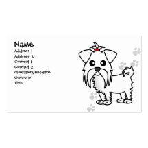 Cute Maltese Dog Business Card