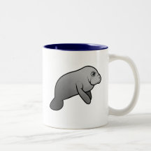 Cute Manatee Coffee Mugs