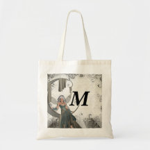 Cute manga fairy canvas bags