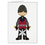 Cute Mediaeval Knight Card