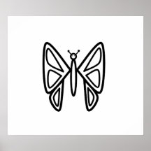 Cute monarch butterfly posters