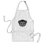 Cute Monkey Black Liquorice aprons