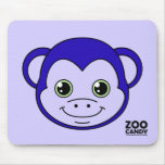 Cute Monkey Blueberry mousepads