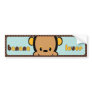 cute monkey bumper sticker