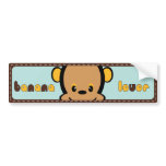cute monkey bumper stickers