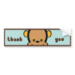 cute monkey bumper stickers
