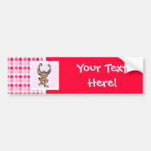Cute Monkey Bumper Sticker