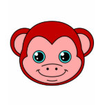 Cute Monkey Cherry t-shirts