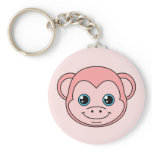 Cute Monkey Cotton Candy keychains