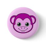 Cute Monkey Grape buttons