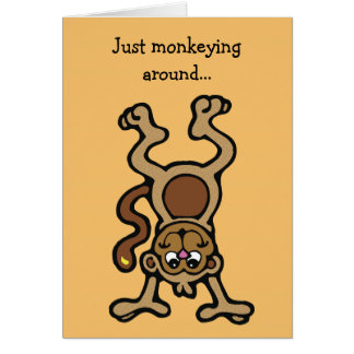 Funny Monkey Cards & Invitations | Zazzle.co.uk