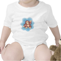Cute Monkey Wave t-shirts