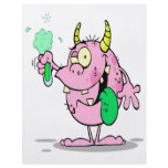 cute monster creature science experiment 2 flyers