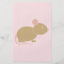 Cute mouse. full color flyer