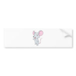 Cute Mouse Mice Wave Hand Hi Hello Show Something bumper stickers