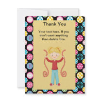 Cute, Multi Colour, Arcade 2 Birthday GirlThank Yo
