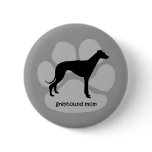 Cute mum Greyhound buttons