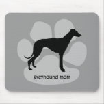 Cute mum Greyhound mousepads