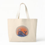 cute mummy and baby whale bags