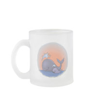 cute mummy and baby whale mugs