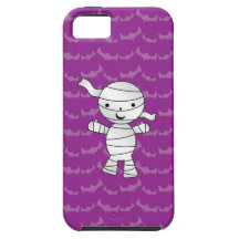 Cute mummy purple bats iPhone 5 cover
