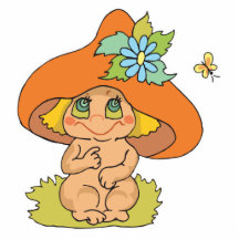 cute mushroom gnome elf photo cut out