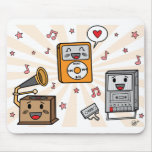 Cute Music Players - Mouse Pad mousepads