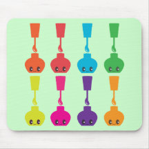 Cute Nail Polish! Mousemat