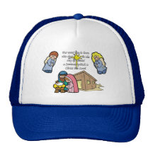 Cute Nativity Scene Trucker Hat