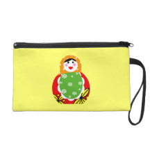 cute nesting dolls wristlet clutches