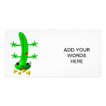 Cute newt nibbling nachos photo cards
