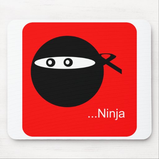 Cute Ninja Mouse Pad Zazzle