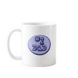 Cute, "Number 1 Dad" mugs
