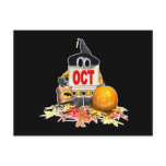 Cute-October-Calendar postcards