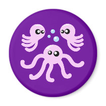 Cute Octopus Refrigerator Magnets
