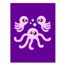 Cute Octopus Postcards