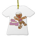 cute oh, snap gingerbread man cookie ornaments