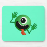 Cute One Eyed Monster mousepads