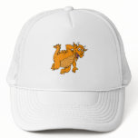 Cute Orange Dragon Trucker Hats