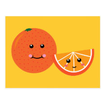 Cute Orange Postcards