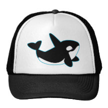 Cute Orca (Killer Whale) Mesh Hats
