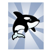 Cute Orca / Killer Whale Post Cards