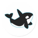 Cute Orca (Killer Whale) stickers