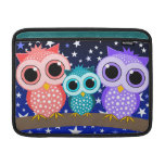 cute owl family MacBook air sleeve